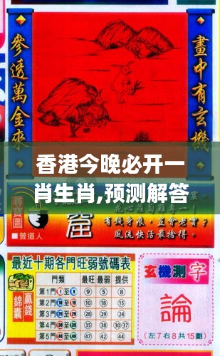 香港和彩王中王精準(zhǔn)一肖，揭秘彩票預(yù)測(cè)之謎，揭秘彩票預(yù)測(cè)之謎，香港和彩王中王精準(zhǔn)預(yù)測(cè)一肖技巧