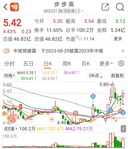 關(guān)于股票代碼002251步步高股票行情的全面解析，股票代碼002251步步高股票行情深度解析