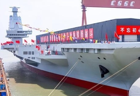 中國第五艘航母下水，揭示未來海上力量的新篇章，中國第五艘航母下水，開啟海上力量新篇章